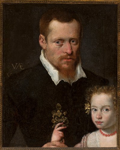 Porträt eines Mannes mit Tochter von Sofonisba Anguissola