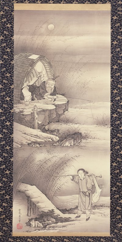 Lu Shang (Taigongwang), ca. 1775 von Soga Shohaku