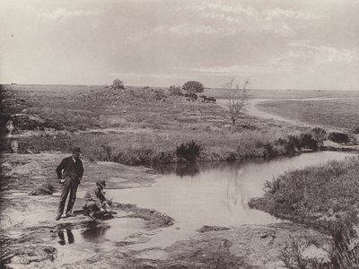 Erz waschen, um Gold zu entdecken von South African Photographer