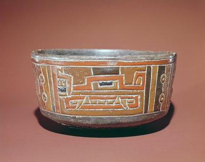 Schale mit Jaguar-Kopf, präkolumbianisch von South American School