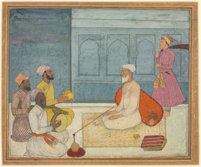 Sultan und Musiker von South Indian School