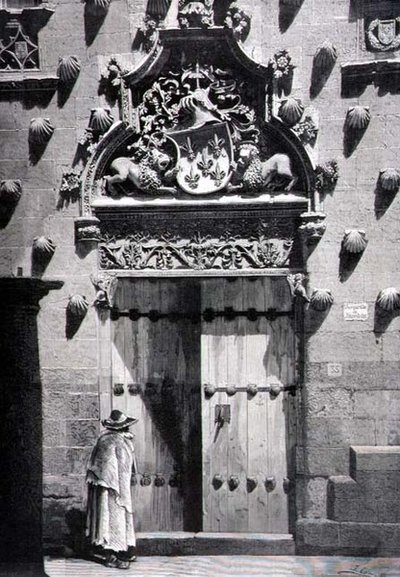 Tür der Casa de las Conchas, Salamanca von Spanish School