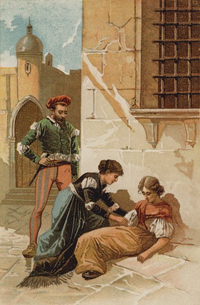 Episode im Leben des Heiligen Vinzenz von Paul von Spanish School