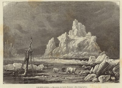 Grönland - Berg aus treibendem Eis von Spanish School