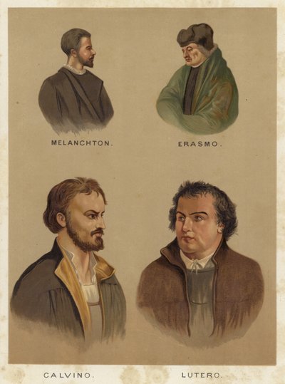 Wichtige Persönlichkeiten der christlichen Reformation von Spanish School