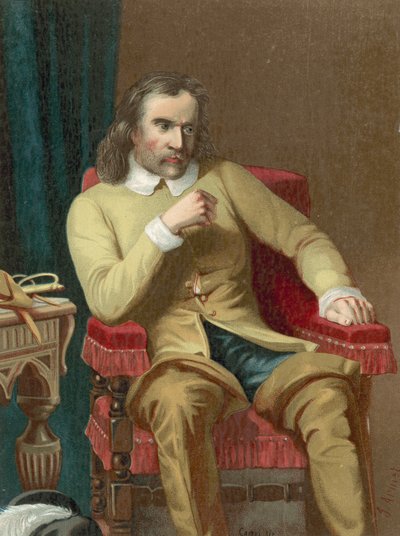 Oliver Cromwell von Spanish School
