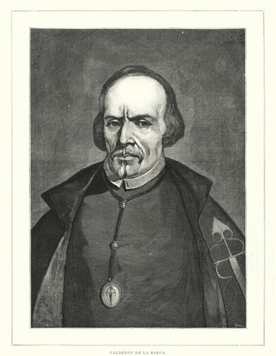 Pedro Calderon de la Barca, spanischer Soldat, Priester und Autor von Spanish School