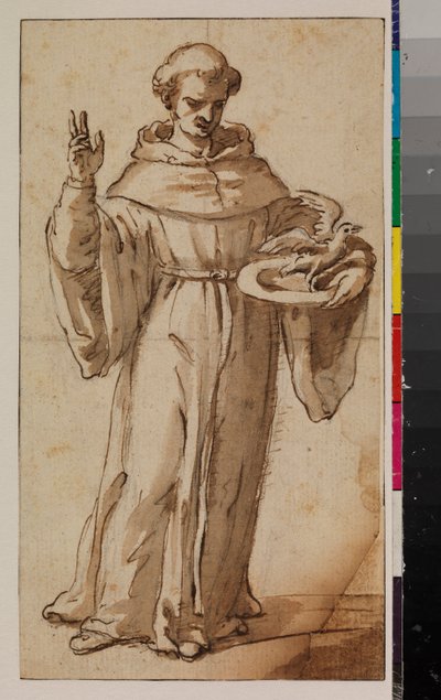 Heiliger Nikolaus von Tolentino von Spanish School