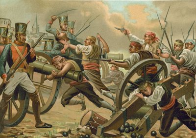 Belagerung von Zaragoza von Spanish School