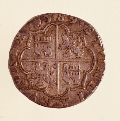 Silbermünze (8 Reales) aus Spanien: Regierungszeit von Philipp II (1556-1598) von Spanish School