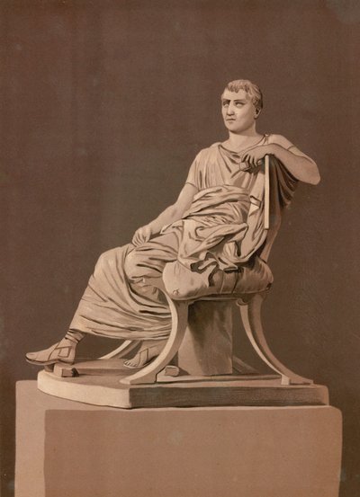Statue von Menander von Spanish School