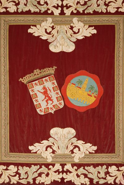 Wandteppich aus der Halle der Mosaiken im Alcázar der christlichen Könige von Spanish School
