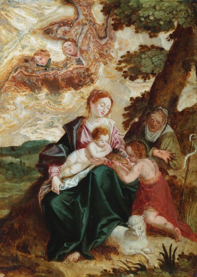Die Heilige Familie von Spanish School