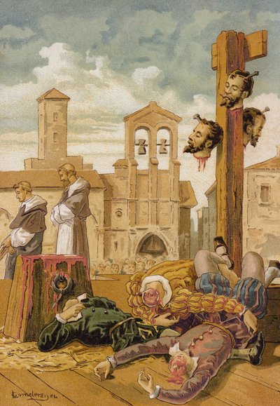 Die Rache von Karl V. von Spanish School
