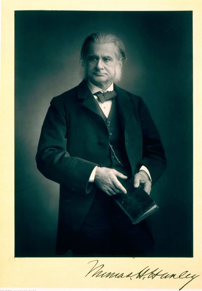 Professor Thomas H. Huxley (1825-95), Biologe, Porträtfotografie von Stanislaus Walery