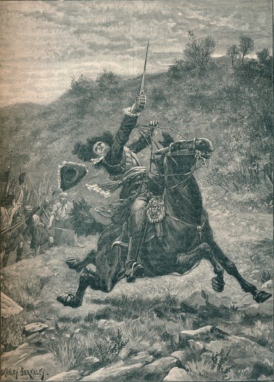 Letzter Angriff von Viscount Dundee in der Schlacht von Killiecrankie, Schottland von Stanley Berkeley