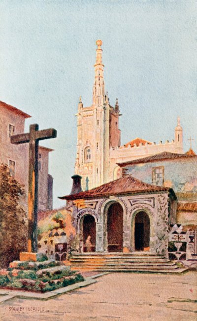 Das Kloster von Bussaco von Stanley Inchbold