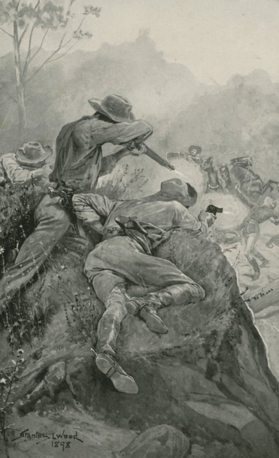Angriff auf einen Goldtransport von Stanley L. Wood