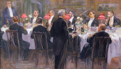 Abendessen in der Pembroke Road 110, Bristol von Stanley Lloyd