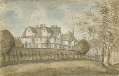 Eccleshall - Biana Halle: Aquarell, 1795 von Stebbing Shaw