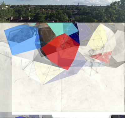 Geometrische Stadtlandschaft von Stefan Fransson