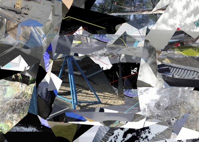 Geometrische Urbane Collage von Stefan Fransson