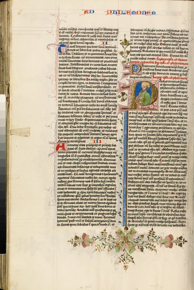 Initiale P: Heiliger Paulus von Stefan Lochner