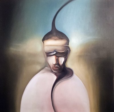 Dunkle surreale Figur von Stefano Mazzolini
