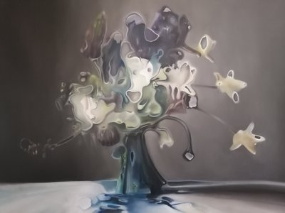 Fließende abstrakte Blumen von Stefano Mazzolini