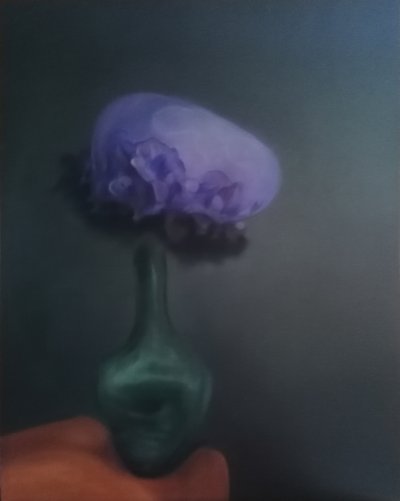Mysteriöse lila Blüte von Stefano Mazzolini