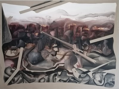 Surrealistisches Industrielles Abstrakt von Stefano Mazzolini