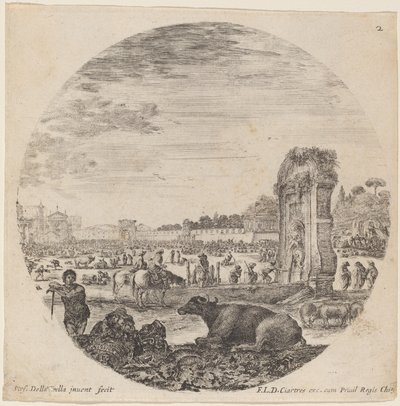 Campo Vaccino von Stefano della Bella