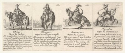 Didon, Tomyris, Semiramis und Zenobie, aus 