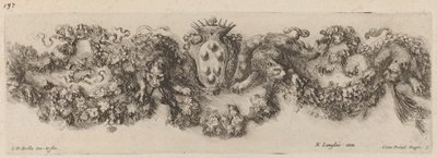 Festoon mit Medici-Wappen von Stefano della Bella