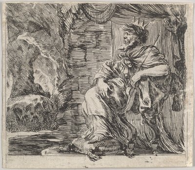 Pluto, aus dem Spiel der Mythologie, 1644 von Stefano della Bella
