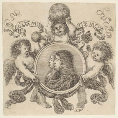 Porträt von Cosimo de Medici und Marguerite Louise d