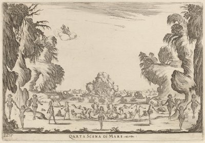 Vierte Meerszene von Stefano della Bella