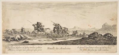 Die Schlacht der Amalekiter, ca. 1645-52 von Stefano della Bella