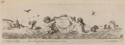 Titelseite für "Ornamenti di fregi e fogliani" von Stefano della Bella