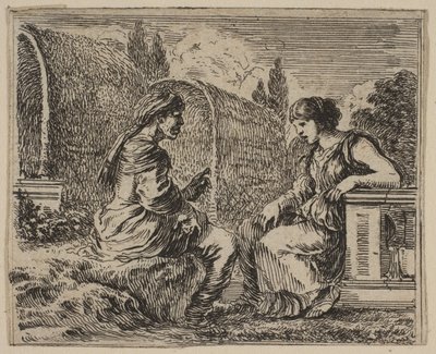 Vertumnus und Pomona von Stefano della Bella