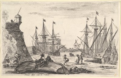 Ansicht eines Teils von Calais Veue d