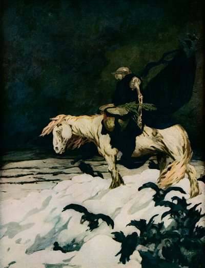 Der Rückzug aus Moskau, 1911, 1918 von Stephen Baghot de la Bere