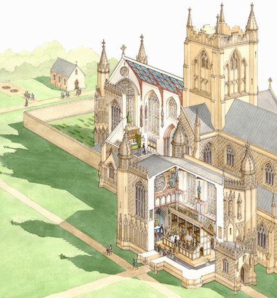 Walsingham Priory, Norfolk, ca. 1500-1535 von Stephen Conlin