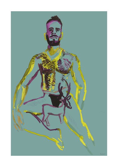 Der Gott des Horns, 2023 von Stephen Dow