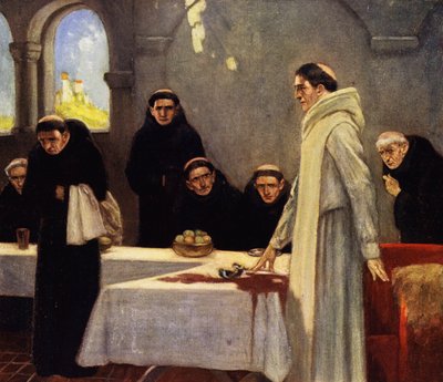 Heiliger Benedikt und die Mönche von Stephen Reid