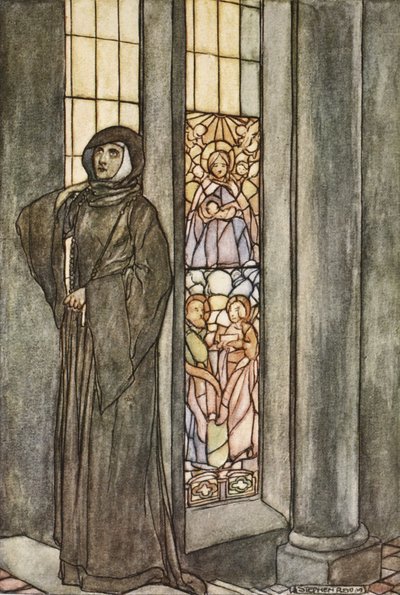 Sie hörte ihren eigenen Namen immer wieder rufen, Illustration aus 