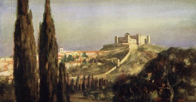 Spoleto, der Geburtsort des Heiligen Benedikt von Stephen Reid