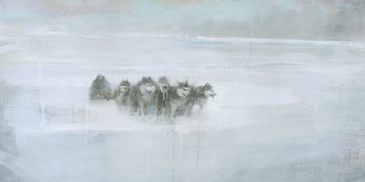 Arktisches Wolfsrudel von Steve Mitchell