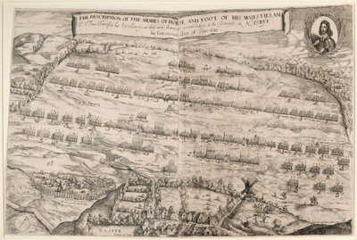 Beschreibung der Armeen zu Pferd und zu Fuß Seiner Majestät und Sir Thomas Fairfax; der vierzehnte Tag im Juni 1645 von Streeter