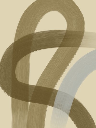 Abstrakte fließende Kurven von Studio Palette